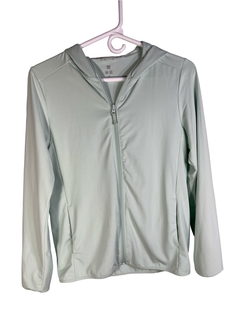 UNIQLO AIRism UV Protection Full-Zip Hoodie Jacket Size 160
